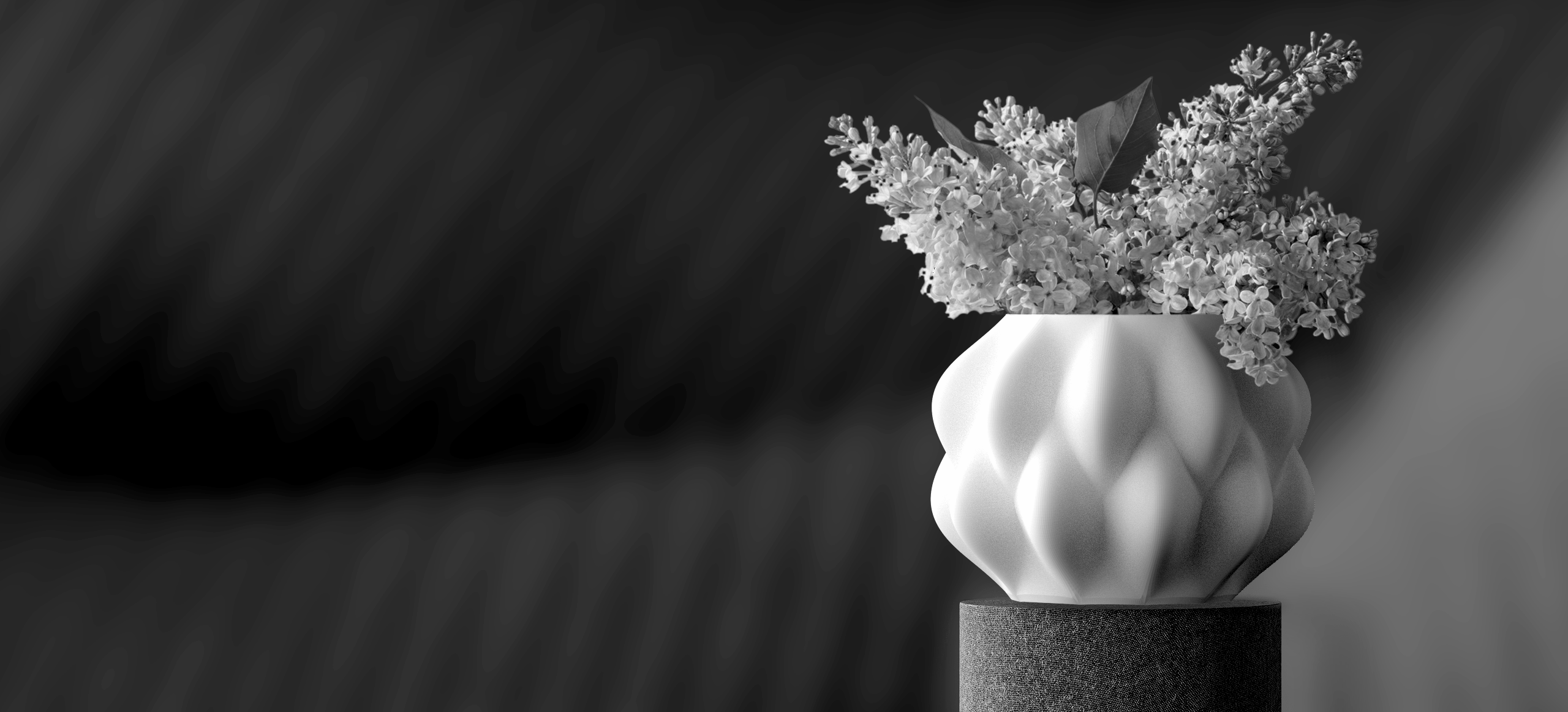 Maison House Limited 1st Edition, Récif de Corail French-Fragrance Candle in Matte Porcelain Vase