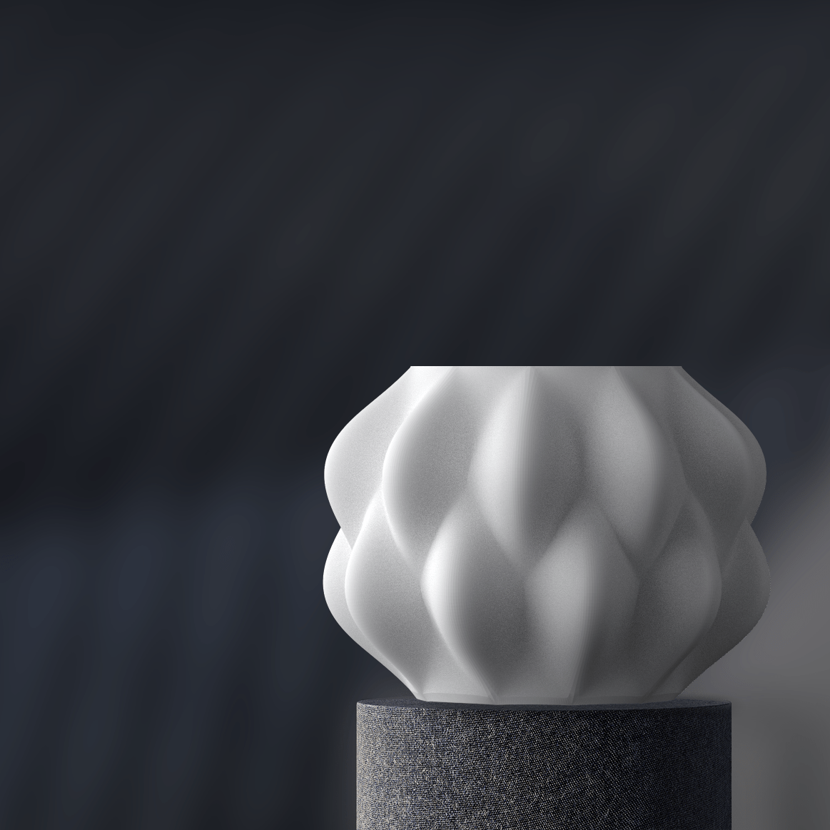 Maison+House Medium Corail la Nuit French-Fragrance Candle Limoges Porcelain