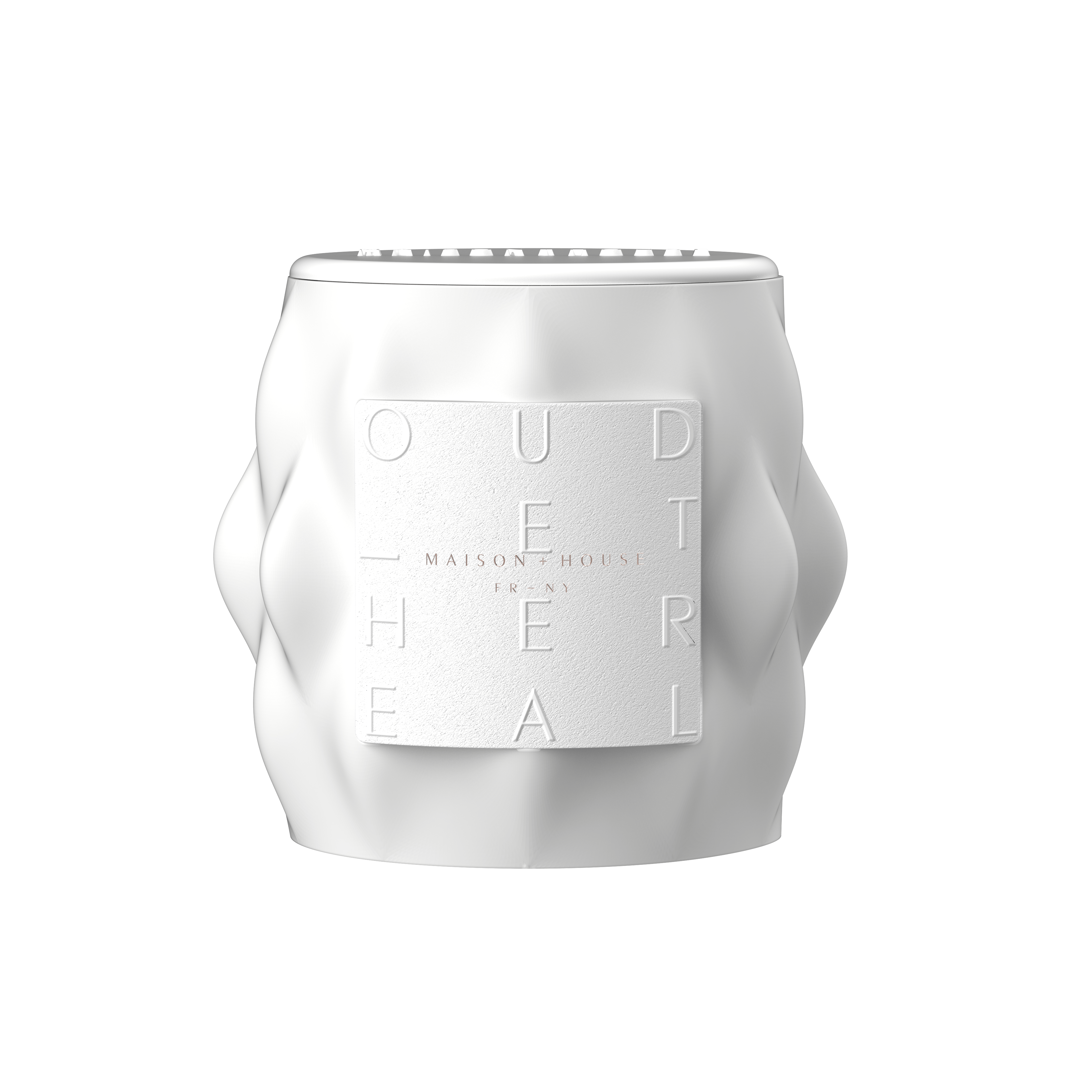 Maison+House Oud Ethereal / Oud Éthéré Artisanal French-Fragrance Candle in Limoges Porcelain — Reserve Collection —