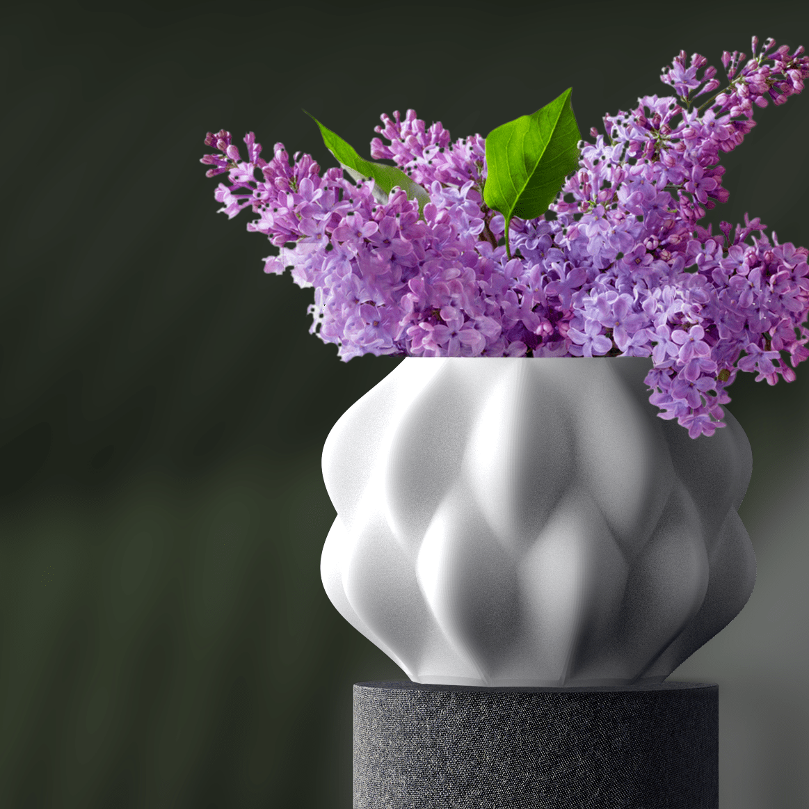 Maison+House Series Edition, Récif de Corail Small Porcelain Vase / Candle Holder