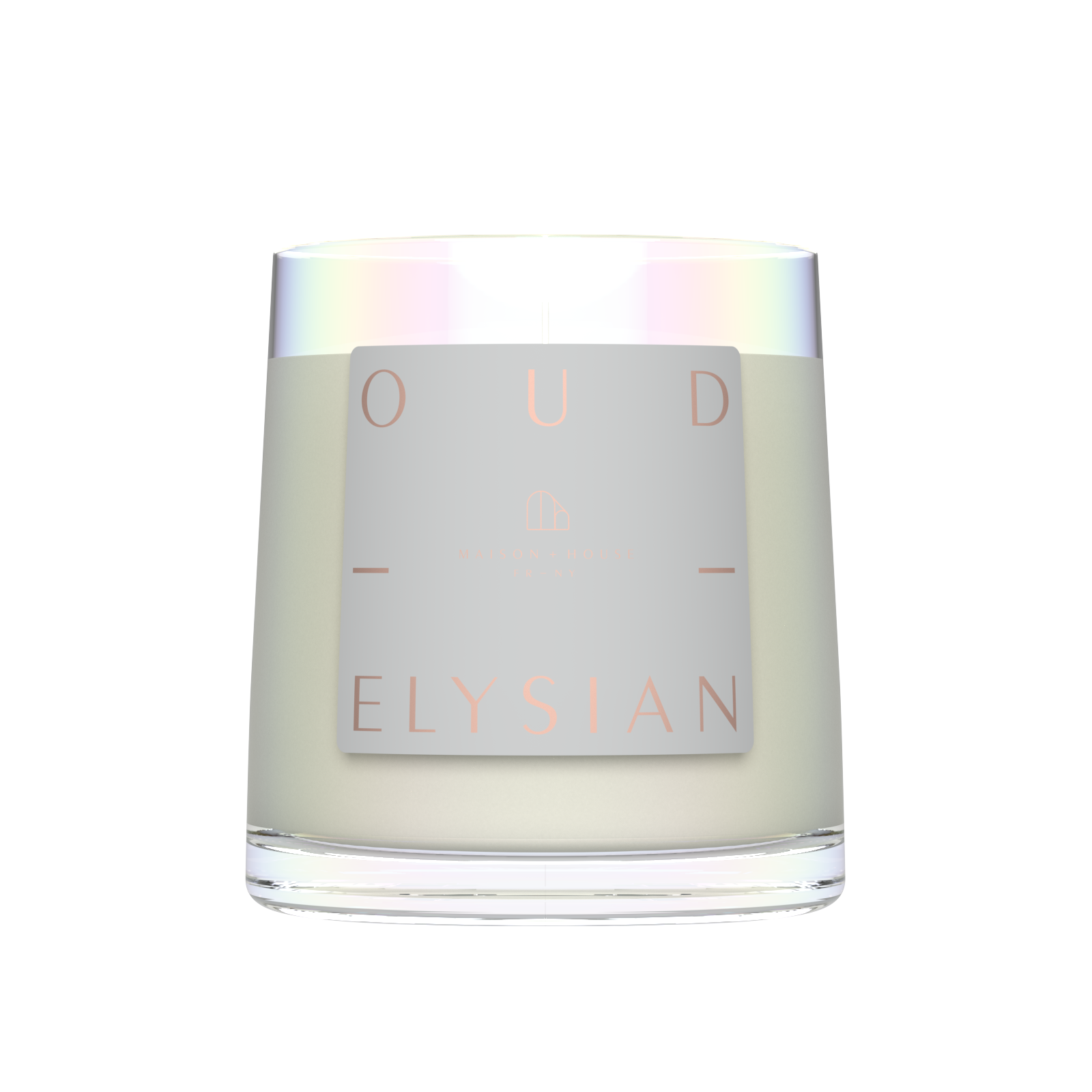 Oud Elysian Artisanal French-Fragrance Candle — Reserve Collection —